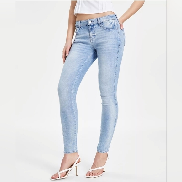 GBG Los Angeles Denim - GBG Los Angeles Women's Jeans Light Wash Denim Sz 24 Skinny Leg Stretch NWT